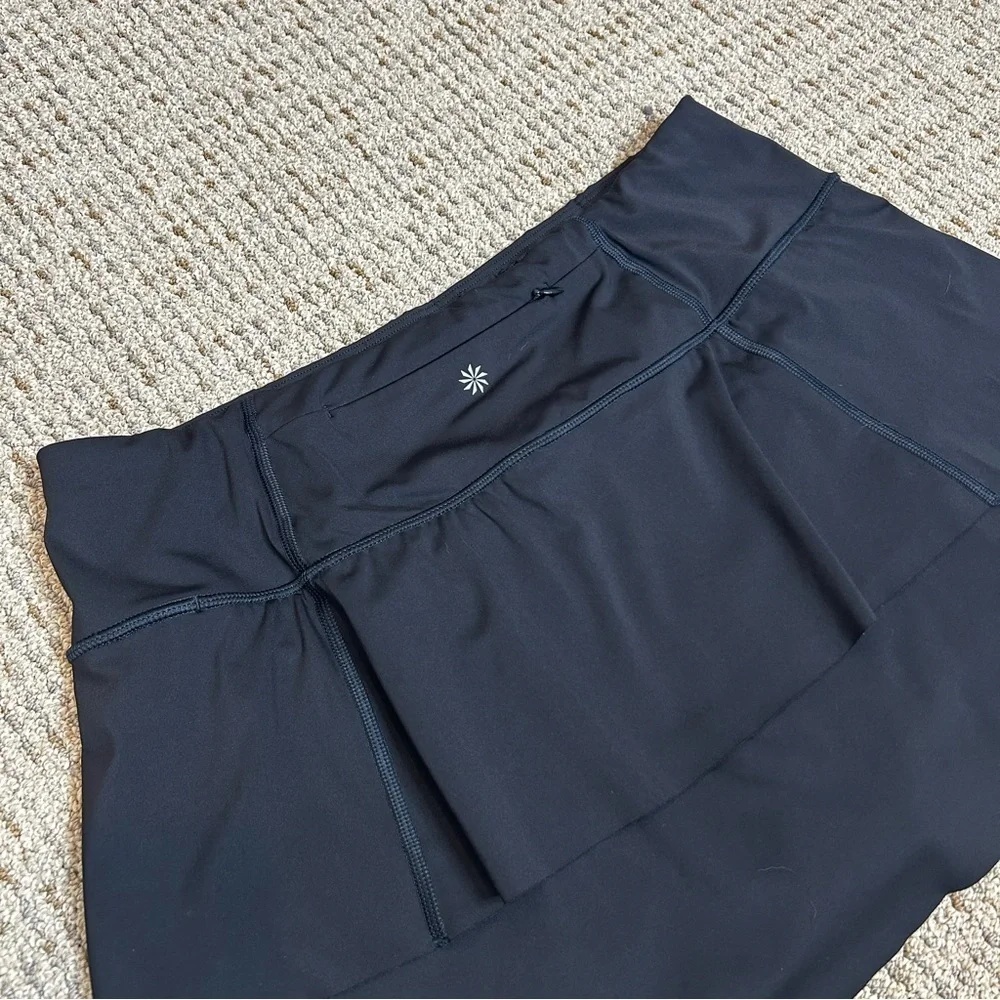 Athleta Momentum Ruffle Skort Skirt Black Size Large - Picture 6 of 9